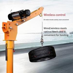 Đứng miễn phí Mini hoist điện gấp Pickup xe tải với slewing JIB Crane 1 tấn & 2 Tấn Công suất giao hàng nâng lên jibs - Product Image 3