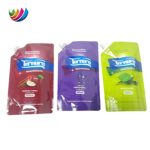 500mL di beccuccio <span class=keywords><strong>richiudibile</strong></span> Design personalizzato piatto sapone beccuccio sacchetto sacchetto di imballaggio in piedi liquido sacchetto di imballaggio - Product Image 2