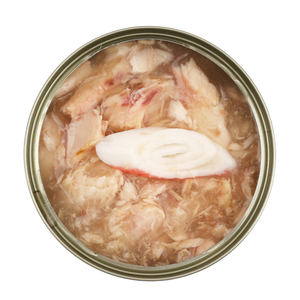 Comida para Mascotas Jiabei de Alta Calidad, Atún + Carne de Cangrejo Enlatada 85g, Comida Húmeda Enlatada Más Vendida, Fabricante OEM de Comida Húmeda para Gatos, Venta al por Mayor - Product Image 1