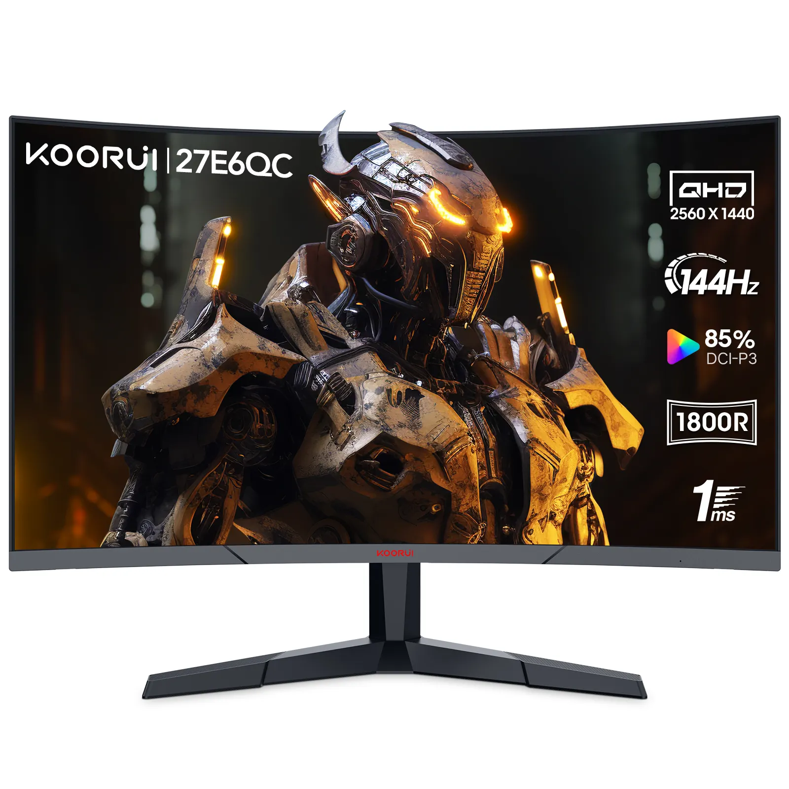 KOORUI- Factory Cheap Price Desktop Screen 27 Inch Curved LCD Gaming Monitor