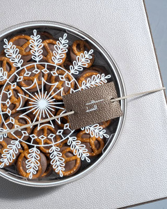 Sang trọng rỗng ramadan đám cưới sô cô la Bánh hộp Acrylic đám cưới Macaron Kẹo hộp da tay tráng miệng hộp với nắp trong suốt - Product Image 2