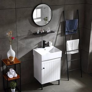 Piccolo <span class=keywords><strong>salvaspazio</strong></span> mobili per la casa bagno di vanità mobile bagno vanità con lavandino - Product Image 3