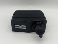 Cache-prise encastrable simple/double 50A pour connecteur Anderson de charge (alimentation et USB) pour voiture, caravane, batterie solaire