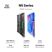 Pantalla LED HD P2.6 P2.9 P3.9 P4.8 con Soporte de Piso, Sistema Completo para Alquiler de Escenarios y Video Wall