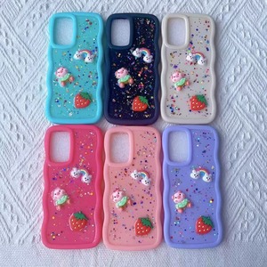 Funda de Teléfono de Resina de Lujo con Cristales de Diamantes y Diseño de Mariposa con Ondas Grandes y Coloridas de BAILI Factory para <span class=keywords><strong>Samsung</strong></span> A34/A55 - Product Image 4