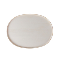 Boîte d'emballage jetable pour la restauration à emporter, boîte de service ovale en bois pour riz, soupe, spaghetti, salade, nouilles, boîte à déjeuner bento à emporter