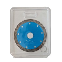 Lame diamantée turbo industrielle OEM super fine de 115 mm avec une épaisseur de 1,2 mm et 114 dents pour carrelage céramique et porcelaine
