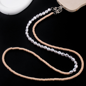 Cordon de téléphone portable en perles acryliques, lucite et ABS, personnalisable, tendance, facile à installer, pour artisanat DIY et <span class=keywords><strong>bijoux</strong></span> - Product Image 2