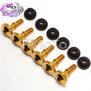 Xe máy Titan nmax155 đầy đủ vít hợp kim titan và đai ốc đặt nhiều màu TC4 bu lông sửa đổi xe máy - Product Image 1