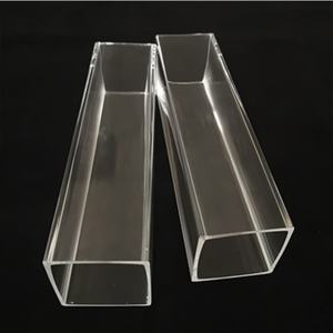 Tubo Cuadrado Acrílico, Tubo Rectangular Transparente y Rígido, PMMA Sólido, Tubos Cuadrados de Plástico Extruido Transparente - Product Image 2