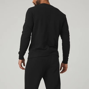 Tùy Chỉnh In Ấn Logo Mùa Thu Chạy Bộ Người Đàn Ông Áo Thun Dài Tay Áo Cổ Điển Áo Nỉ Mềm Mại Thoải Mái Áo Thun - Product Image 2