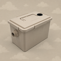 Filtre à graisse PE, intercepteur d'huile, filtre à pression, capacité de 100 L/heure, facile à nettoyer, pour hôtels, restaurants, traitement des eaux usées