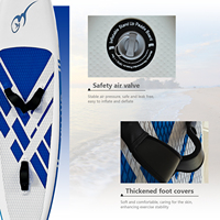 Ensemble de planche de surf gonflable en PVC Wing Foil Hydrofoil SUP Paddle sup Pompe Équipement de jeu aquatique pour le surf et le paddle board