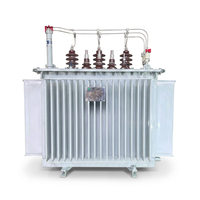 Transformateur de puissance immergé dans l'huile 1600 2000 2500 kVA Triphasé ONAN Bobinage en cuivre 11 kV Dyn11 Distribution extérieure