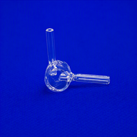 Tube en verre de quartz transparent haute température avec fabricant professionnel