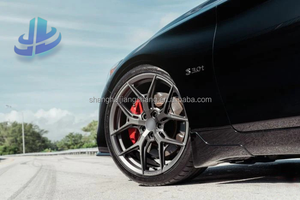 Jante en alliage style Vossen 17x7.5J ET35 5x112 PCD CB66.56 Noir brillant semi-mat en stock pour Audi Mercedes Volkswagen - Product Image 6