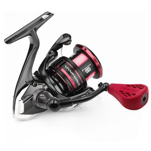 Poignée de moulinet de pêche antidérapante en TPE de 35 mm pour moulinets spinning, compatible avec Shimano Vanford, rouge - Product Image 4