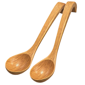 Modern Minimalist <b>Bamboo</b> <b>Table</b> Spoon Set Smooth Long Handle Soup Scoop for Home Cafe Hotel Restaurant Dining Service - Product Image 1