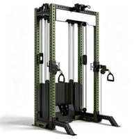 Rack de musculation multifonctionnel avec système de câbles doubles, personnalisable pour l'entraînement de force et de fitness
