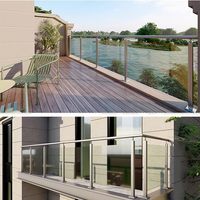 Meilleur choix extérieur durable solide 304 316 en acier inoxydable rampe d'escalier raccord pour balustrade et main courante