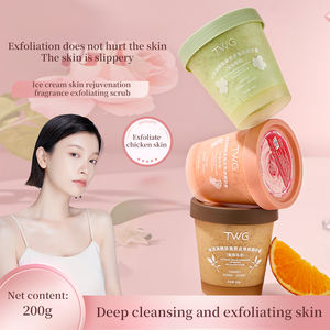 TWG RTS Es Krim Peremajaan Kulit Aroma Scrub Pengelupas Kulit Aroma Mawar Melati Melembapkan Kulit Memutihkan Kulit Scrub Tubuh - Product Image 2