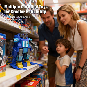 Giocattoli Robot RC per Battaglie Calcistiche, Giochi Interattivi Elettronici per Bambini con Porta da Calcio e Tappetino Scenico - Product Image 2