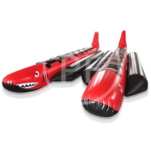 Tubes de jouets fous en PVC à usage intensif de taille personnalisée <span class=keywords><strong>bouée</strong></span> pontons à pédales <span class=keywords><strong>bateau</strong></span> banane gonflable de meilleure qualité pour l'amusement aquatique fou - Product Image 4