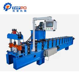 Hoàn toàn tự động 30mm-600mm tùy chỉnh thực hiện kim loại nhôm sườn núi nắp máy làm gạch container cuộn hình thành máy - Product Image 1