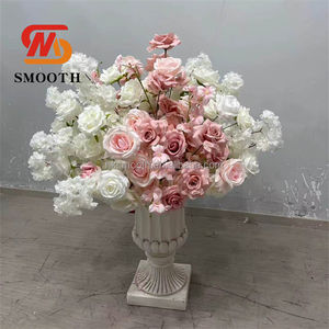 Decoraciones de Mesa para Bodas, Centros de Mesa con Flores Artificiales, Bola de Flores Artificiales de Rosa de Seda, Gran Venta - Product Image 1