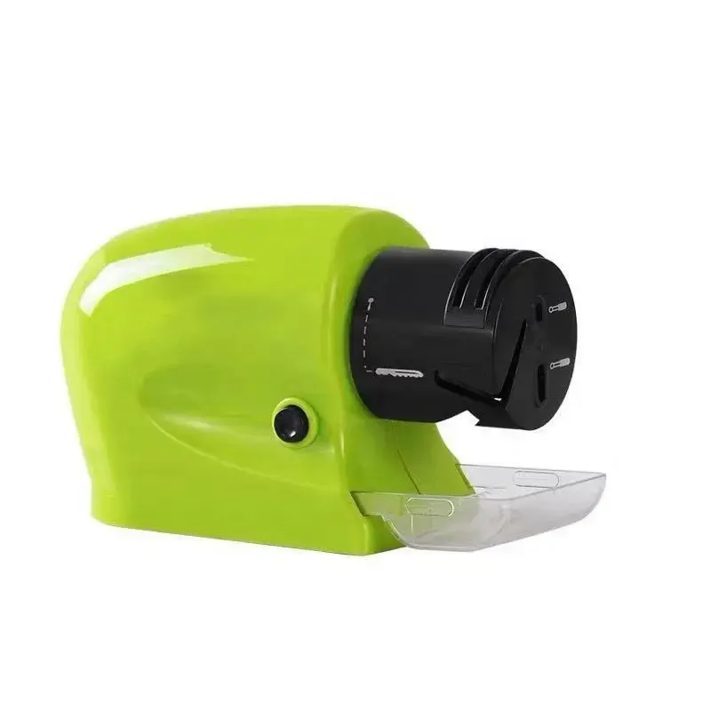 Hot Sale Electric Multifunctional 3 Stages Electric Diamond Scissors Steel Kitchen Knife Blade Sharpener