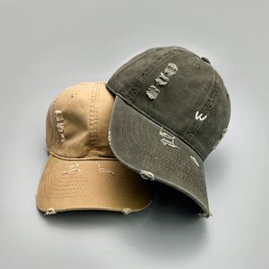 Nueva Gorra de Béisbol de 6 Paneles, 100% Algodón Puro, con Letra Bordada, Color Sólido, para Hombre y Mujer, con Visera de Lengua de Pato, Estilo Urbano Retro - Product Image 4