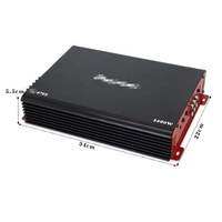 Amplificateur de puissance 4 canaux en aluminium, 100 W RMS x 4, actif et puissant, pour voiture, TS-4705 (vente en gros)