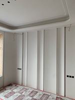 Panneau mural 3D en WPC écologique, imperméable et ignifuge, panneau de revêtement décoratif en composite bois-plastique pour villa