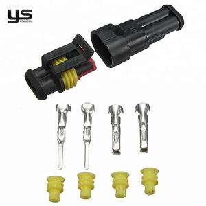 Водонепроницаемый комплект автомобильных электрических разъемов (1, 2, 3, 4 контакта), штекер и гнездо, для проводки автомобилей, грузовиков, мотоциклов, OEM - Product Image 2