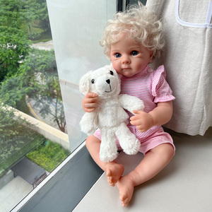 Bettie Bebe ตุ๊กตาเด็กผู้หญิงแรกเกิดทำจากซิลิโคนนิ่มทั้งตัวขนาด18นิ้วทำมือแบบจำลองแฟชั่นสำหรับวันเกิดของเด็ก - Product Image 1