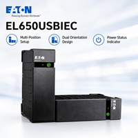 Stabilisateur de tension intelligent Eaton UPS, alimentation de secours en cas de panne de courant au bureau, alimentation de secours d'urgence EL650USBIEC, batterie intégrée 400W