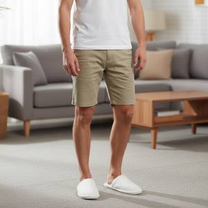 Оптовая продажа, Роскошные 100% хлопковые одноразовые противоскользящие питательные тапочки для отелей, портативные дорожные удобства, дешевые - Product Image 4