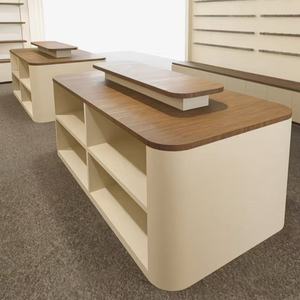Exhibidor de Gafas de Madera Personalizado |   Estante para Cajones Lacado |   Vitrina de Exhibición Glass Island para Centros Comerciales y Mostradores de Marca - Product Image 4