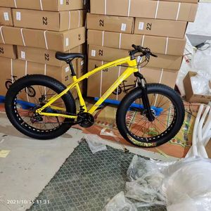 Bicicleta de Montaña con Llantas Anchas de 20 Pulgadas, 21 Velocidades, Frenos de Disco Dobles, Horquilla de Suspensión, Llanta de Aleación de Aluminio, Capacidad de Carga de 120 kg - Product Image 1