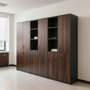 Nuevo Armario de Almacenamiento Exterior Moderno, Impermeable, Ecológico, Resistente al Fuego, de Madera, en Forma de Z, de 12 mm de Grosor, para Apartamentos y Gimnasios - Product Image 3