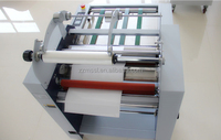 Machine à plastifier les rouleaux de film plastique à faible coût, machine à plastifier les feuilles de papier en continu, machine à plastifier double face