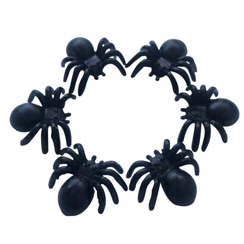 Tadipri 60 Piezas Halloween arañas realistas, plástico pequeño Juguete Falso araña Negro arañas Falsas Terror Divertido Broma apoyos para la decoración de la Fiesta de Halloween Tadipri 60 Piezas Halloween arañas realistas, plástico pequeño Juguete Falso araña Negro arañas Falsas Terror Divertido Broma apoyos para la decoración de la Fiesta de Halloween