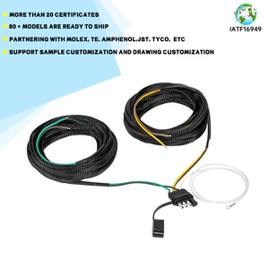 定制线束电缆制造商通用9针汽车拖车农用设备线束制造商 - Product Image 4