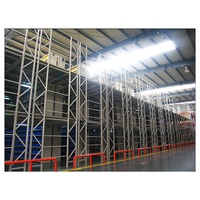 Plateforme de rayonnage de mezzanine en acier pour garage, protection contre la corrosion, installation sans boulons, surface enduite de poudre, longueur 2000 mm, 3 niveaux
