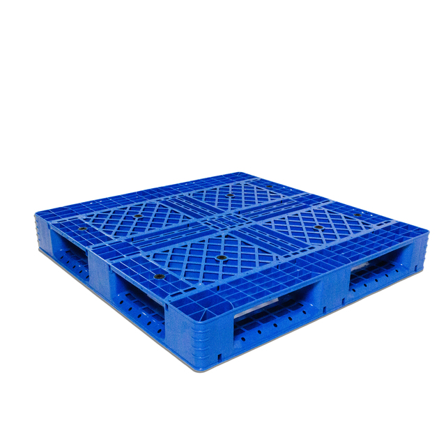 High Quality Euro HDPE Heavy Duty Industrial Warehouse Storage Grid Plastic Pallet CE/ISO9001 Certified 4-Way Entry 4T Static