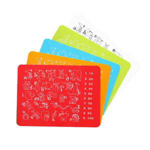 High Quality Waterproof Silicone Placemat Food Insulation Pad Dining <b>Table</b> Mat Darklight Modern Creative Design - Product Image 4