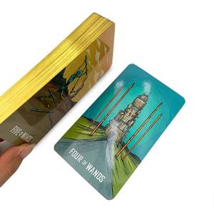 Cartas de <span class=keywords><strong>Tarot</strong></span> Premium Personalizadas, Bordes Estampados en Oro, Barniz de Alto Brillo, Impresión <span class=keywords><strong>HD</strong></span> Vibrante, Colección de Arte Exquisita - Product Image 3