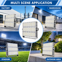 Projecteurs LED 3 modules résistants aux intempéries 150W 210W pour façade de bâtiment et panneau publicitaire commercial