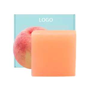 OEM/ODM Organic Peach PH Balanced Cleansing Handmade Soap For Women