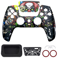 EXtremeRate Luna coque avant redessinée bricolage coque de contrôleur pour contrôleur PS5 coque personnalisée